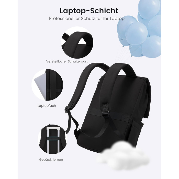 LOVEVOOK Рюкзак для ноутбука 17,3