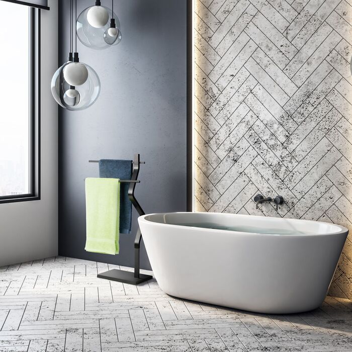 Підставка для рушників Relaxdays з вигнутим дизайном