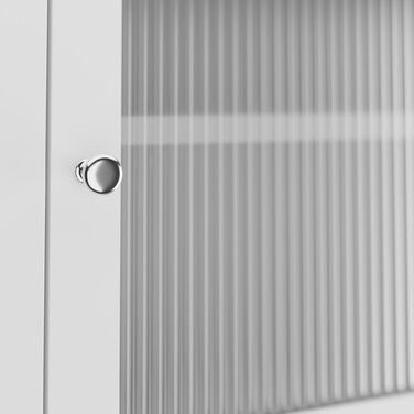 Підвісна шафка для ванної кімнати Relaxdays з дверцятами