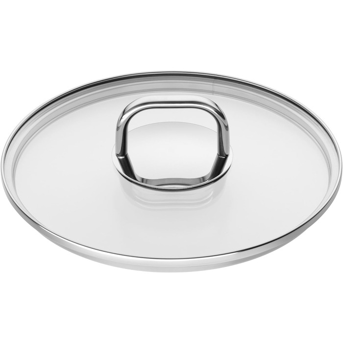 Набір каструль WMF Inspiration Induktion, 4 шт., з кришкою з термостійкого скла, Cromargan нержавіюча сталь, без антипригарного покриття