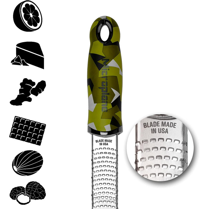 Терка для цитрусових, сиру, імбиру та шоколаду Microplane Zester Green (325 x 35 x 30 мм)