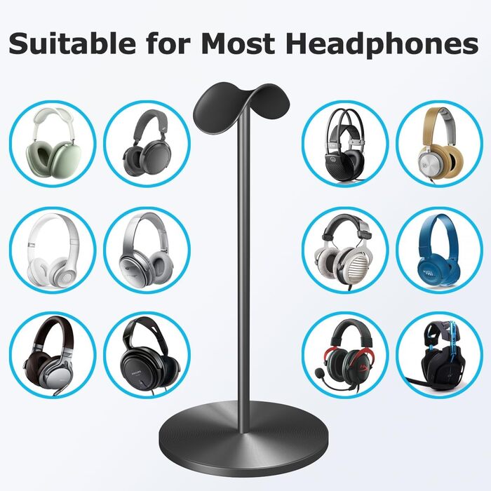 Підставка для навушників Cyfromt на стіл, органайзер, металева, для геймінгу