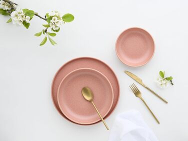 Набір посуду серії Uno 16шт, комбінований набір з керамограніту (троянда, обідній набір із 8 предметів), 22978