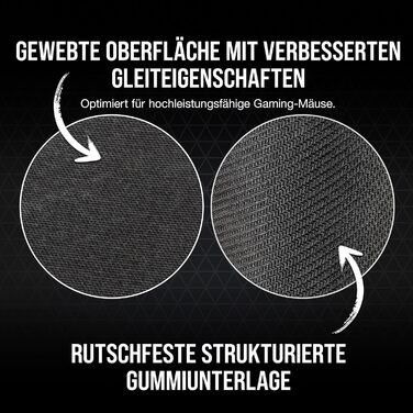 Килимок для миші Corsair MM700 RGB Extended - великий, 930x400 мм, з підсвічуванням RGB, хаб USB, чорний