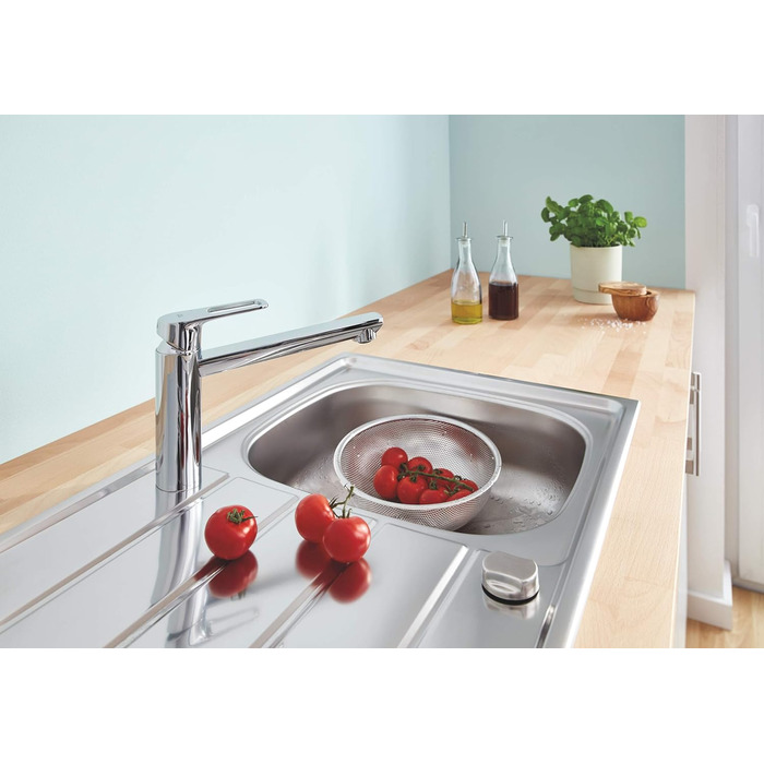 Змішувач для раковини Grohe 31715000 BauCurve, хром