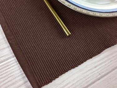 Тканинні серветки на стіл AVKA Studio, 6 шт., 33 x 48 см, бавовна, коричневі, для дому, на осінь