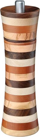 FRANKFURT Бук темно-коричневий Плавно регульована керамічна кавомолка Подрібнювач спецій Ø 5,5 (подрібнювач перцю 18см, меланж)