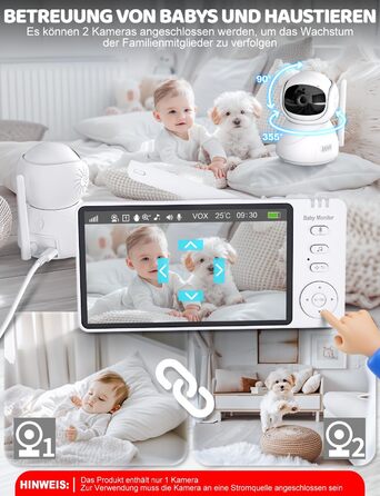 Відеоняня BURNNOVE з камерою 5