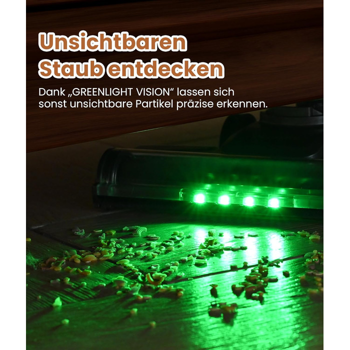Версліф: Бездротовий акумуляторний пилосос 500W, 45 хв роботи, 40kPa, LED-дисплей, для дому та авто, синій