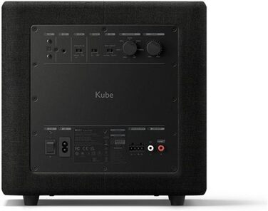 Сабвуфер KEF Kube 8 MIE, 300 Вт клас D, динамік 20 см, розширення баса iBX, чорний