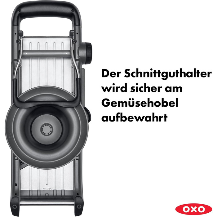 OXO Good Grips Професійний овочевий та фруктовий слайсер 2.0 з японської сталі, сірий, для кухні
