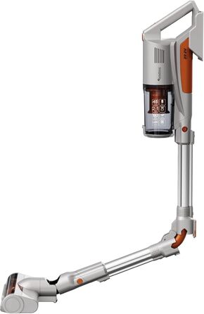 Турботріонік StormStick: Вертикальний пилосос 120 Вт з фільтром MIF, 5 м кабелем, 11 кПа, циклонна технологія (сріблястий)