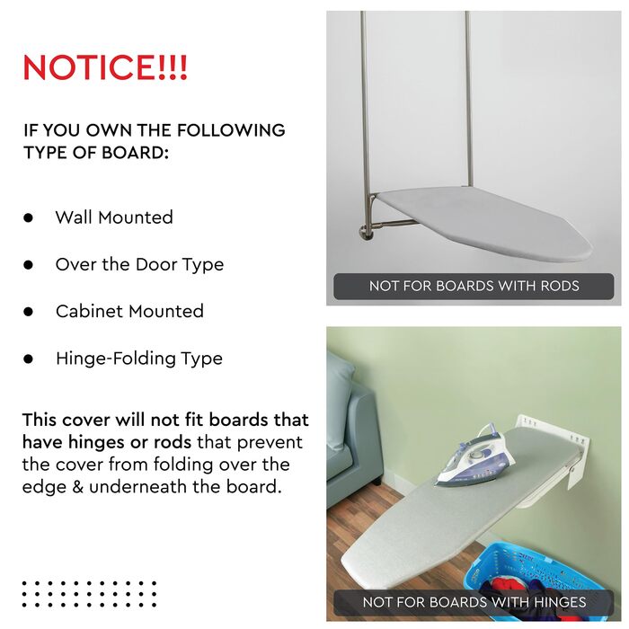 Чохол для прасувальної дошки Encasa Homes Luxury Line, середній, 112x34 см, з товстою підкладкою, зелені троянди, для дому та готелю