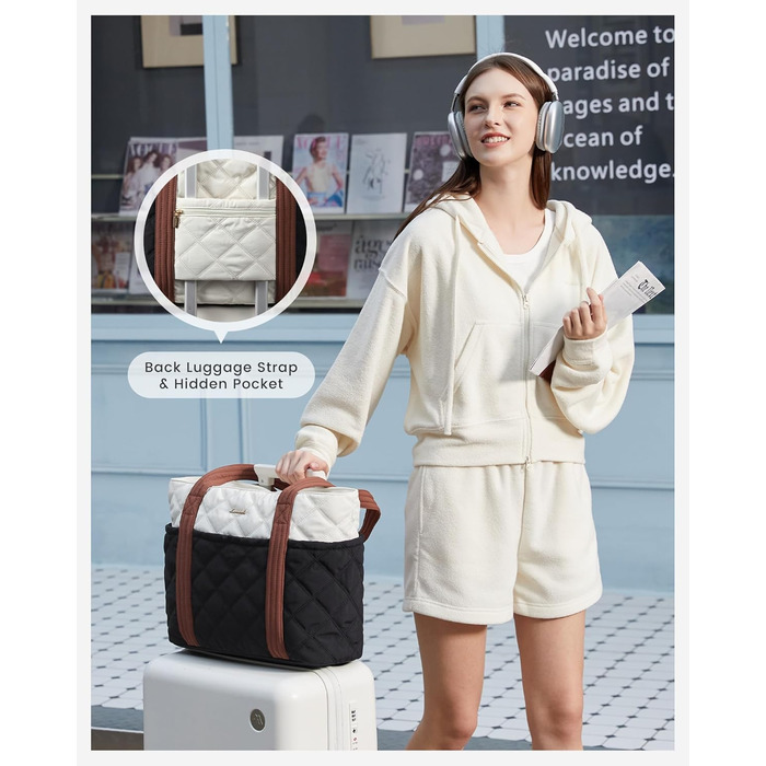 Сумка LOVEVOOK Shopper: містка, легка, з відділенням для ноутбука 15.6