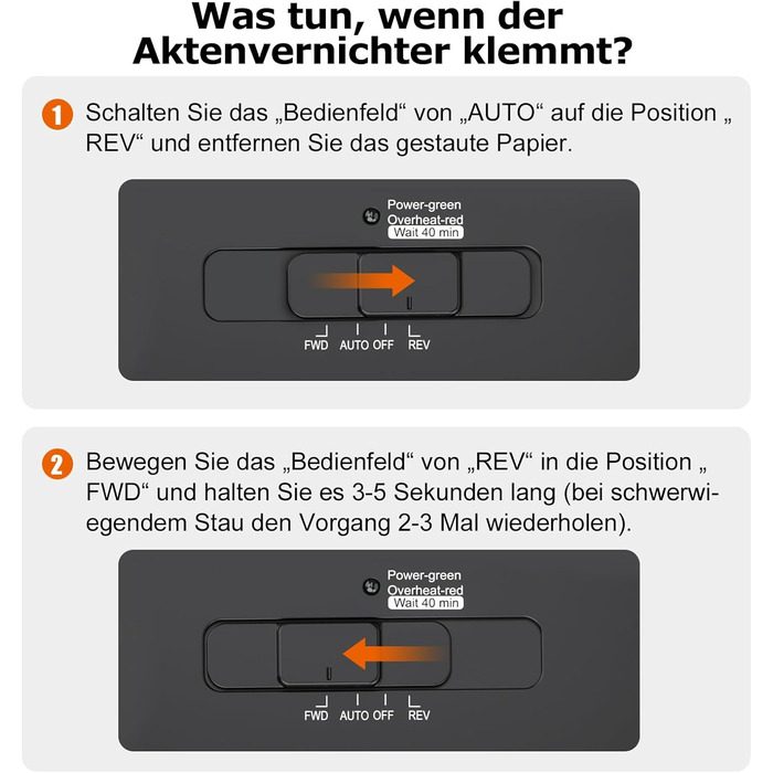 Шредер для паперу Bonsaii Aktenvernichter 8 Blatt: безпечний, з перехресним різанням 5x14 мм, для дому та офісу, об'єм кошика 16 л