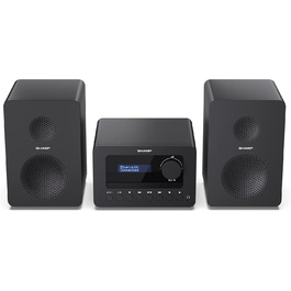 Компактна система SHARP XLB520D (40 Вт, DAB/FM, Bluetooth), чорна