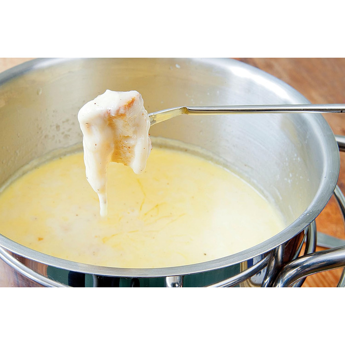 Індукційний FonDue, 8 осіб, 60-240C, рівномірне нагрівання, високоякісна каструля, чорний, 2282