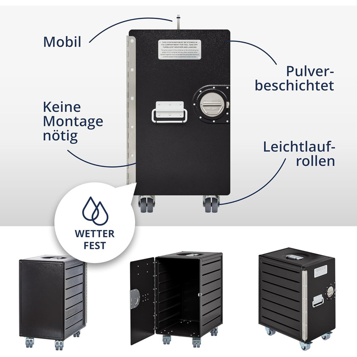 Мобільний роликовий контейнер для документів, металевий шафка з висувними ящиками, чорний, для офісу та кухні, 53,5 x 29,5 x 40,7 см