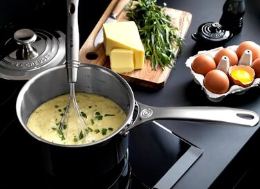 Каструля Le Creuset Signature з кришкою та ручкою, нержавіюча сталь, Ø 16 см, 1.9 л