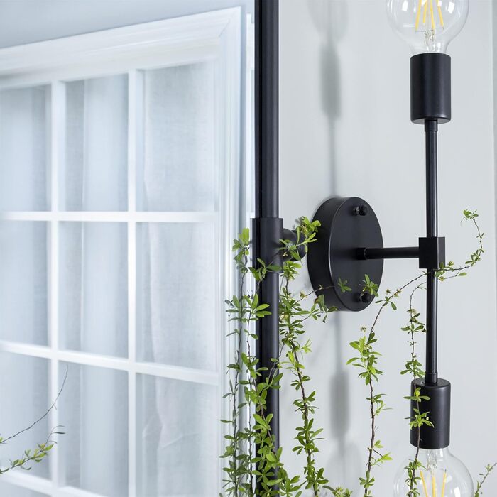 Дзеркало для ванної кімнати TEHOME 61 x 58.4 см, поворотне, матовий чорний, прямокутне, металевий каркас