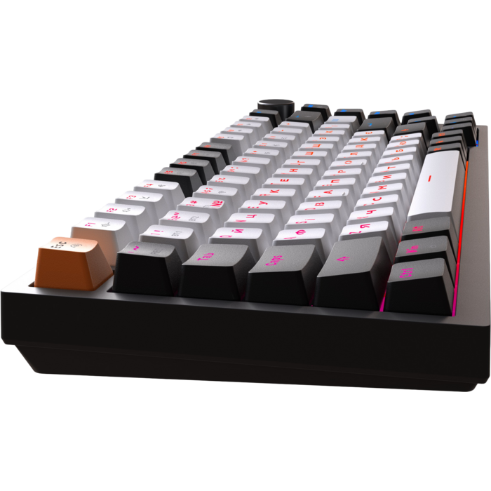 Бездротова механічна клавіатура GamePro MK160 QLAB Sakura Switch Black