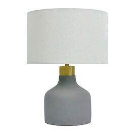 Лампа для столу Relaxdays з тканинним абажуром та бетонним основанням