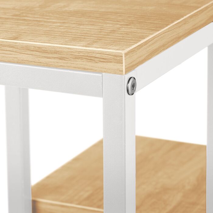 Relaxdays Бічна полиця-квітка з 4 ярусами