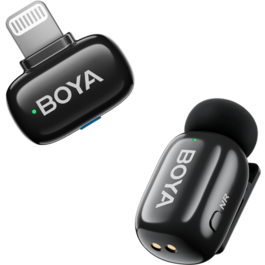 Бездротовий петличний мікрофон BOYA mini-16 Lightning Black