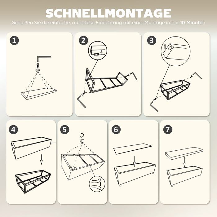 Лавка з місцем для зберігання, м'яка лавка для зберігання, для вітальні, спальні, коридору, обтягнута тканиною з корду, сірого кольору