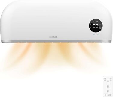 Електричний обігрівач Cecotec Ready Warm 5350 Power Box Ceramic Connected: 2000 Вт, LED-дисплей, Wi-Fi, пульт, 3 режими, осциляція, IP22, безпека