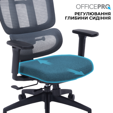 Крісло офісне OfficePro Skyline OC580-B-DG-DG
