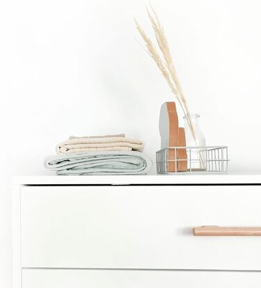 Комод для переодягання ATB ILA з пеленальним столиком - Комплект для дитячої кімнати, білий