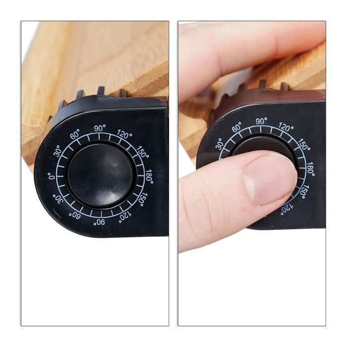 Підставка для ноутбука Relaxdays з бамбука та алюмінію