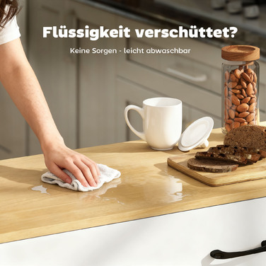 Кухонний острів на коліщатках з розкладним робочим столом, фасади з м'яким закриванням, висувні ящики, тримач для рушників, МДФ, білий