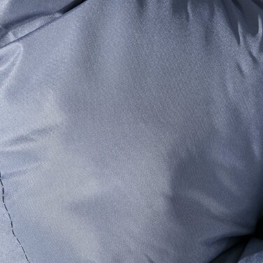 Крісло з ротангу для саду, вуличне крісло, плетений ротанг PE, розміри 89 см x 75 см x 143 см, сірий+чорний