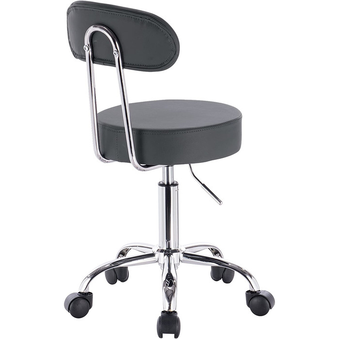 Робочий стілець WOLTU обертовий стілець для інвалідних колясок обертовий стілець офісне крісло Hokcer з регульованою по висоті спинкою Білий Bh34ws - 1 (Сірий)