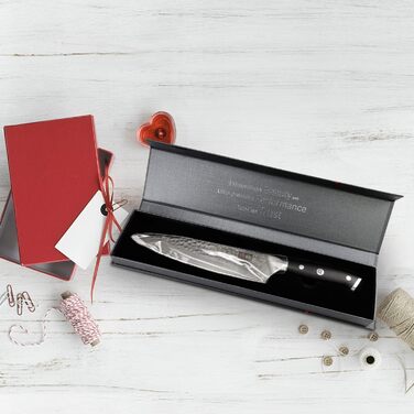 Ніж кухарський SHAN ZU Damast Pro Series 20 см з 67 шарів дамаст сталі та ручкою G10