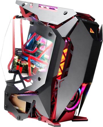 Ігровий корпус Antec Torque Midi-Tower чорний/червоний, алюмінієвий, підтримка ATX/EATX/ITX/Micro ATX