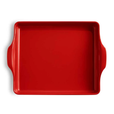 Форма для приготування фокачі Emile Henry Cooking Tools 26х40х7 см червона (347515), Червоний