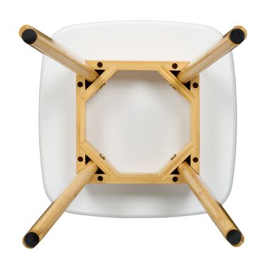 Стілець для обідньої зони Relaxdays з бамбука