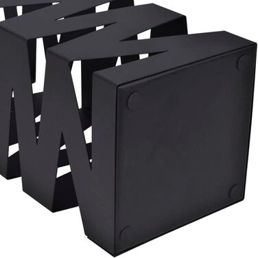 Підставка для парасольки сталева чорна 48,5 см - Regenschirmständer від vidaXL