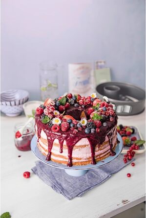 Форма для випічки Kaiser La Forme Plus 28 см, з антипригарним покриттям, знімний дно, SafeClick-замок