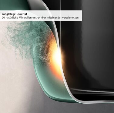 Набір каструль WMF Fusiontec 4 шт, індукція, нержавіюча сталь, чорний, Made in Germany (16/20/24 см)