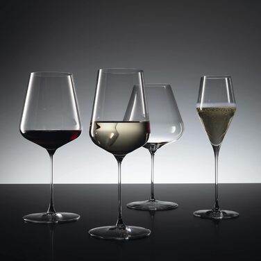 Набір келихів для вина з 6 предметів, універсальні келихи, кришталеве скло, 550 мл, Definition, 1350101 універсальні келихи 550 мл