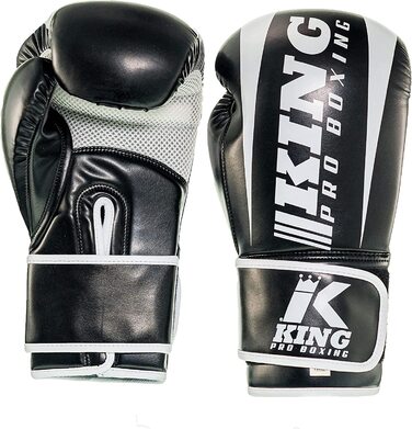 Боксерські рукавички King PRO Boxing, Revo 1, чорного кольору (12 унцій)