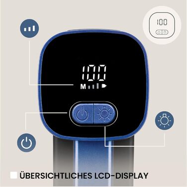 Електричний видалення ворсу ZEEGMA LINTEE BLACK для різних тканин, 5W, 3 набори лез, 3 швидкості, контейнер 100 г, LCD дисплей, акумулятор 1800 mAh, LED підсвічування, USB-C кабель