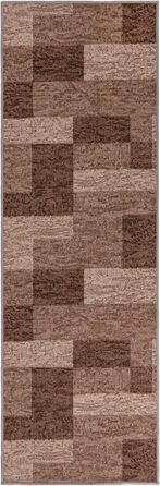 Мазовія нековзний килим для передпокою - Сучасний килим з геометричним малюнком - килим для передпокою з коротким ворсом - килим для передпокою