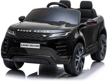 Дитячий електромобіль Range Rover Evoque 12V, ліцензія, білий/чорний