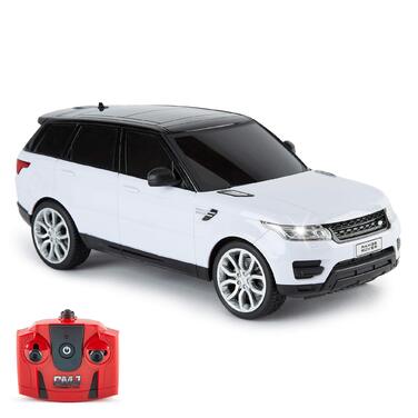 Радіокерований автомобіль CMJ Range Rover Sport 1:18, білий, 2.4 GHz, з робочими фарами, офіційна ліцензія