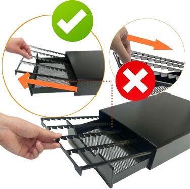 Організатор для капсул кави Nespresso Vertuo та Dolce Gusto, вміщує до 40 капсул